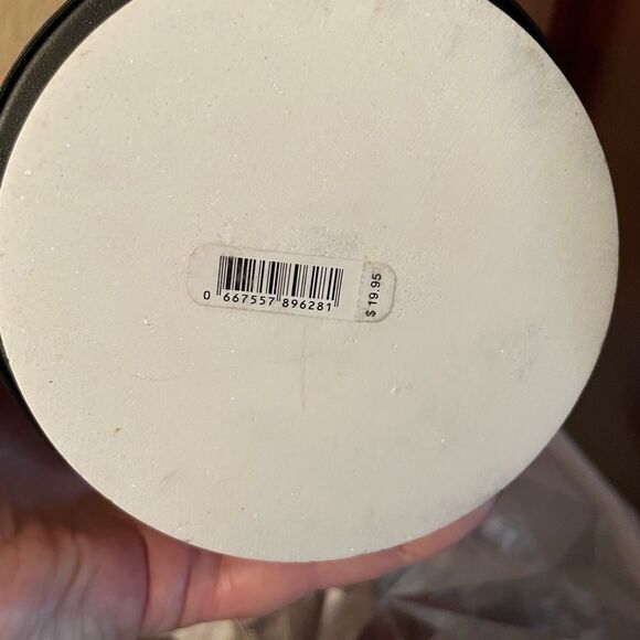 Bath & Body Works Black Metal Pink Poppy Flower Marble Base Candle Holder - Picture 6 of 14